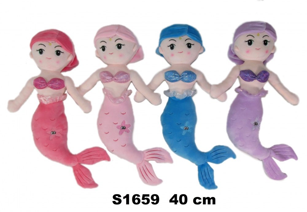 MERMAID PLUSH TOY 40CM SA SUN-DAY